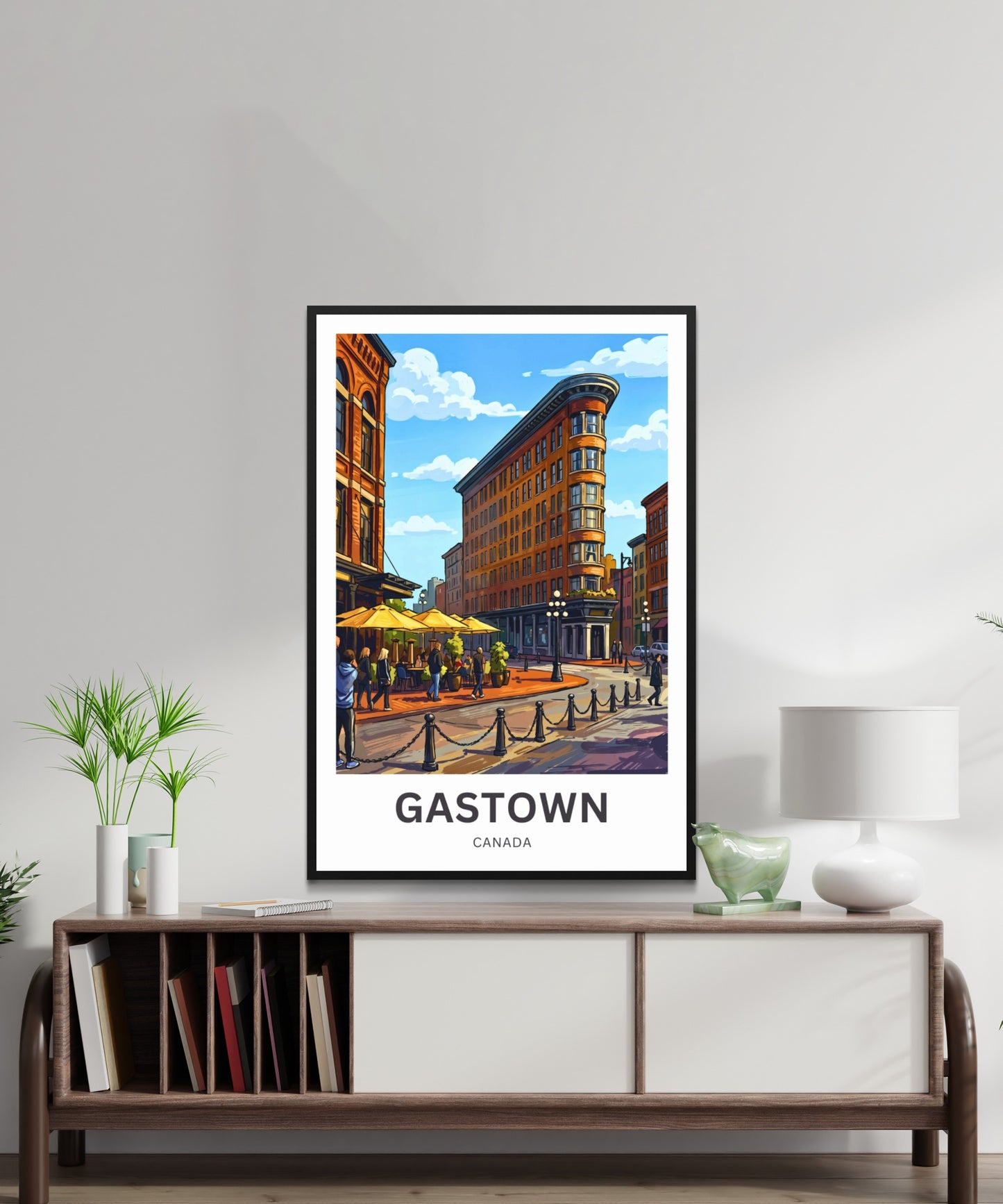 Gastown Travel Poster - Vancouver