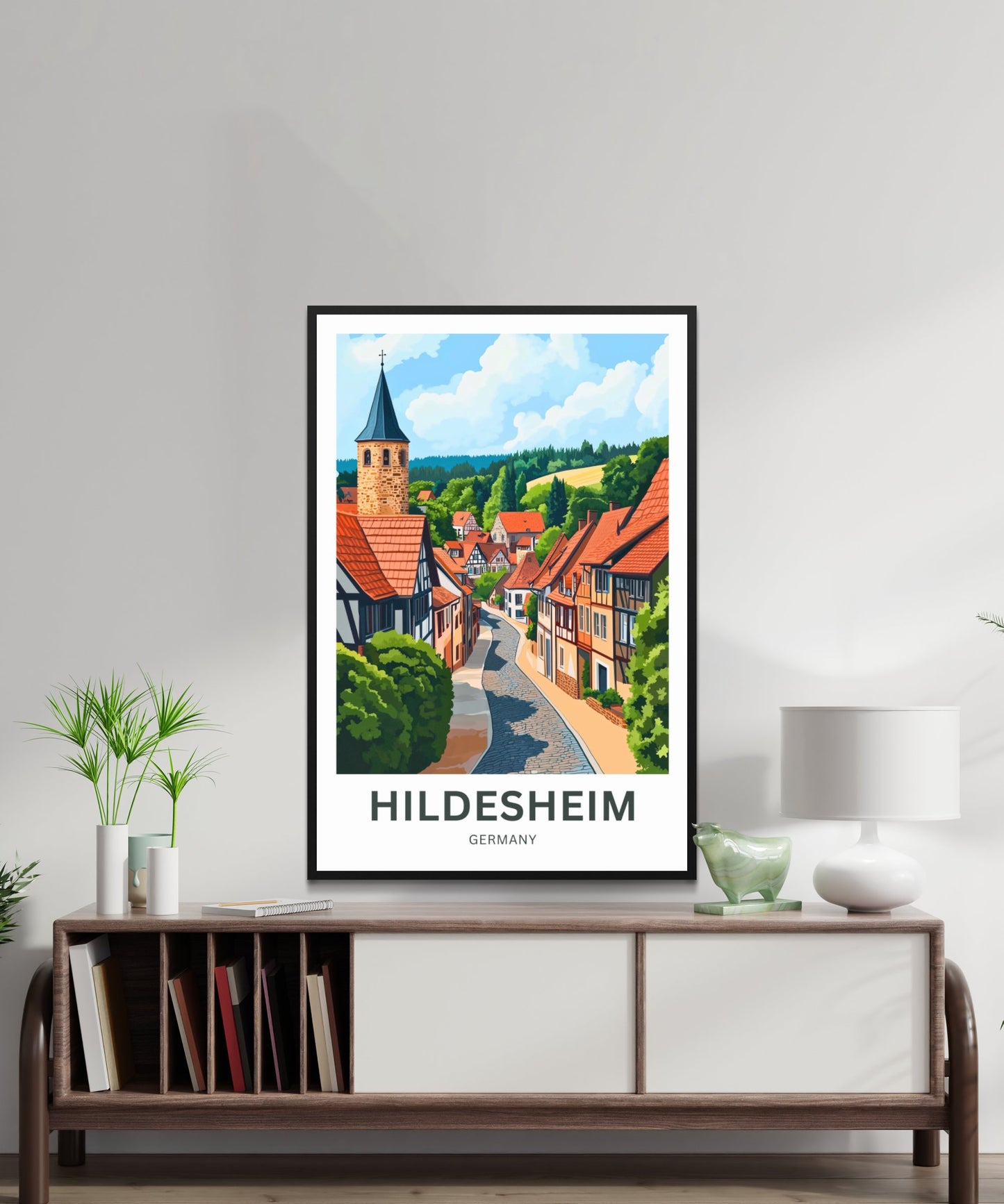 Hildesheim Travel Poster- Stunning Historic Village