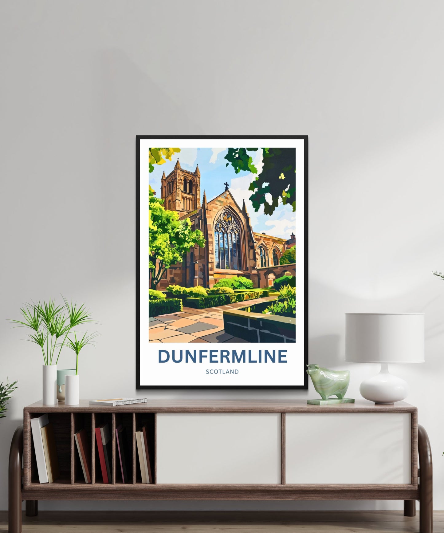 Dunfermline Travel Poster- Scotland