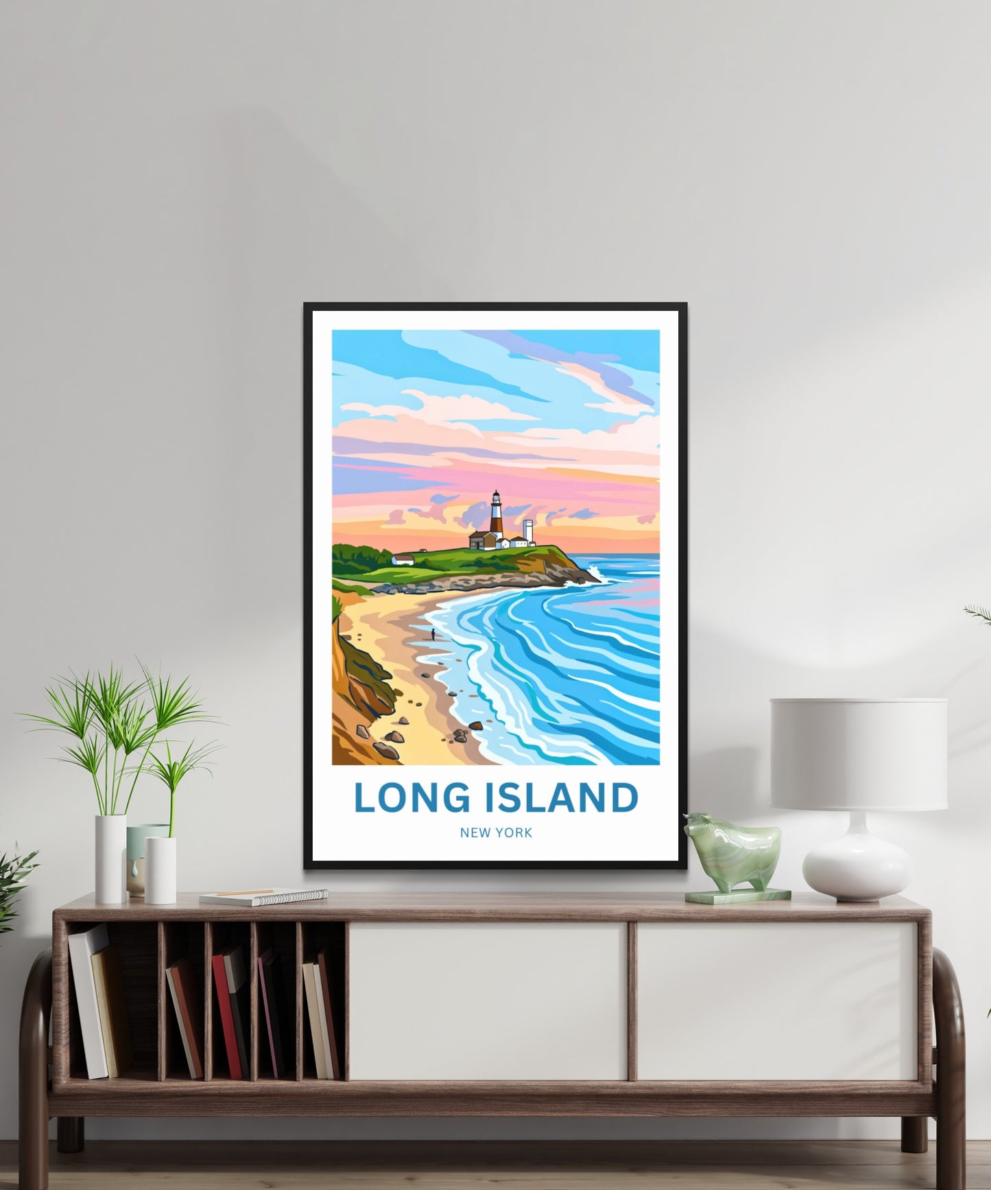 Long Island Travel Poster -  Discover Montauk