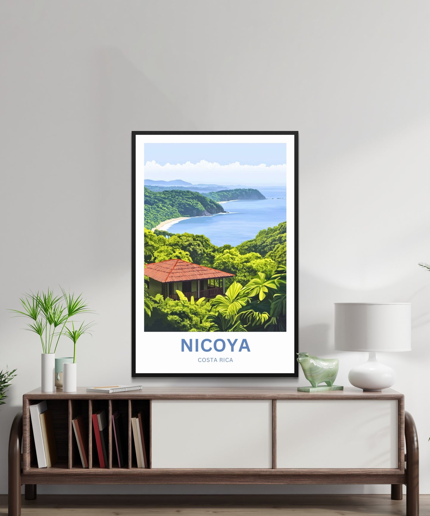 Nicoya, Costa Rica Travel Poster  - Captivating Serenity