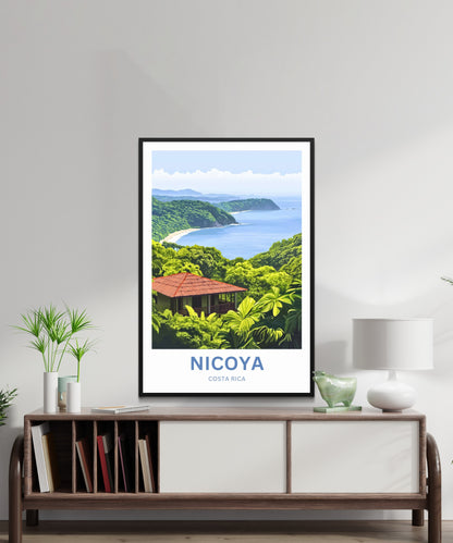 Nicoya, Costa Rica Travel Poster  - Captivating Serenity