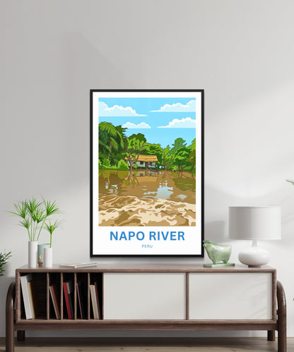 Napo River Travel Poster - River Views