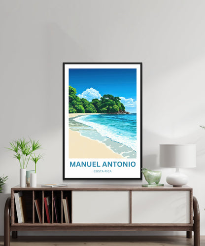 Manuel Antonio Travel Poster - Costa Rica