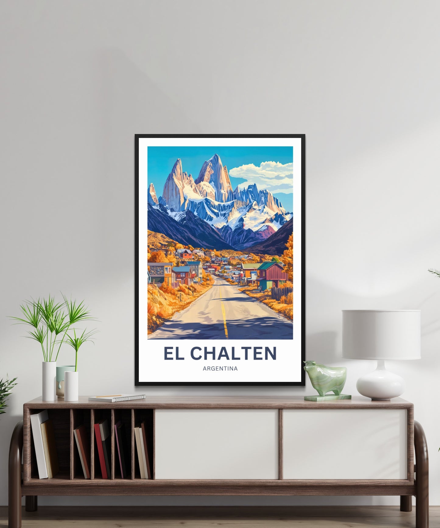 El Chalten Travel Poster - Heart of the Andes