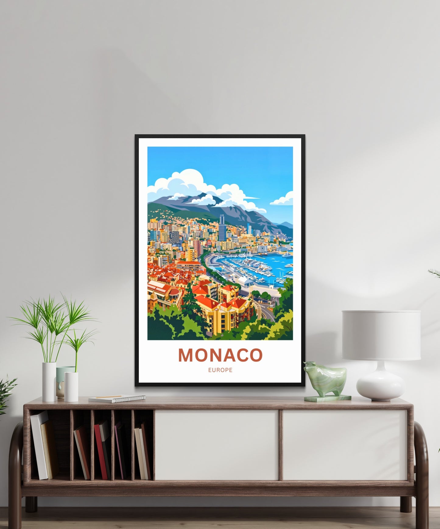 Monaco  Travel Poster - Captivating Panorama View