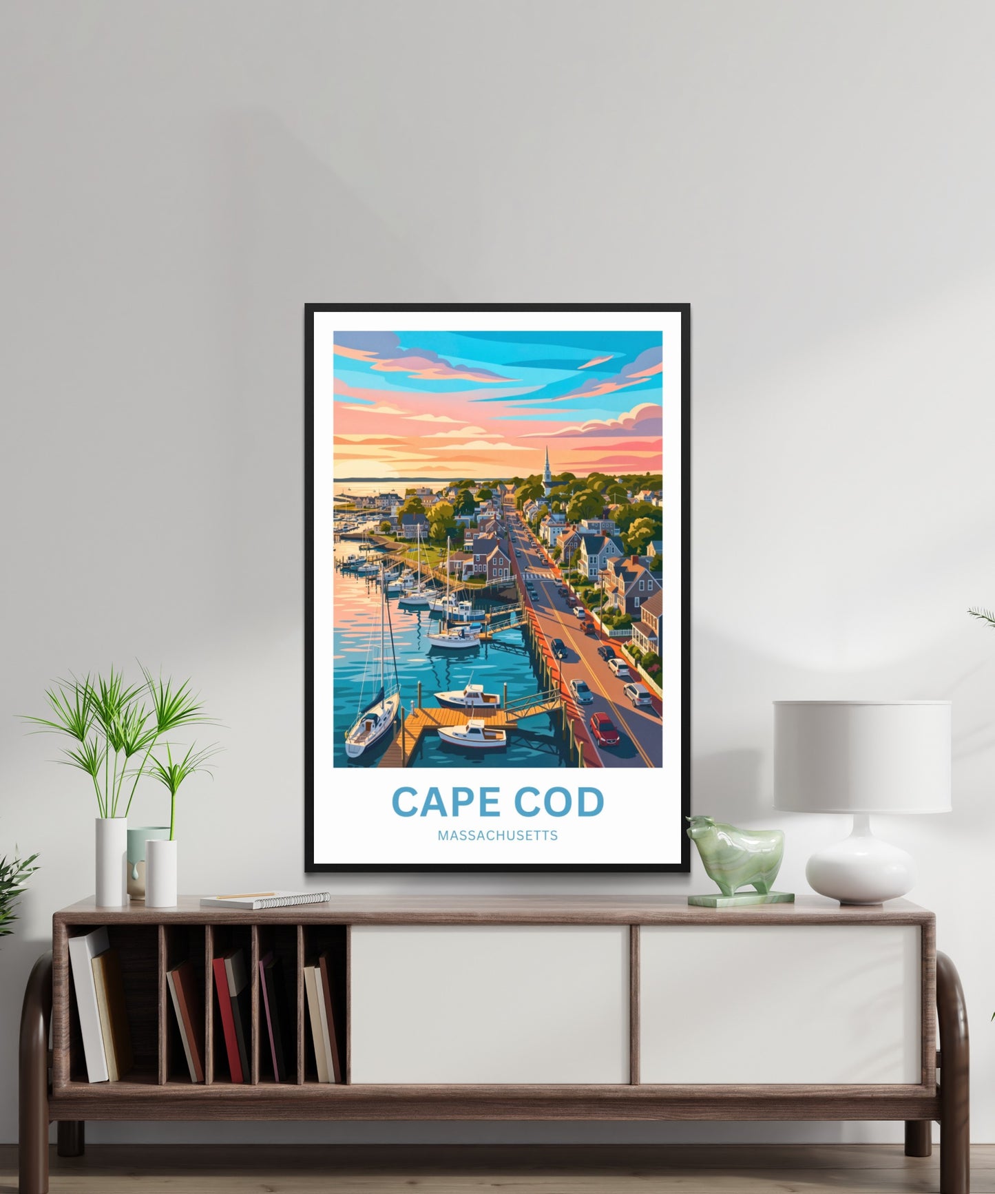 Cape Cod Travel Poster - Harbor