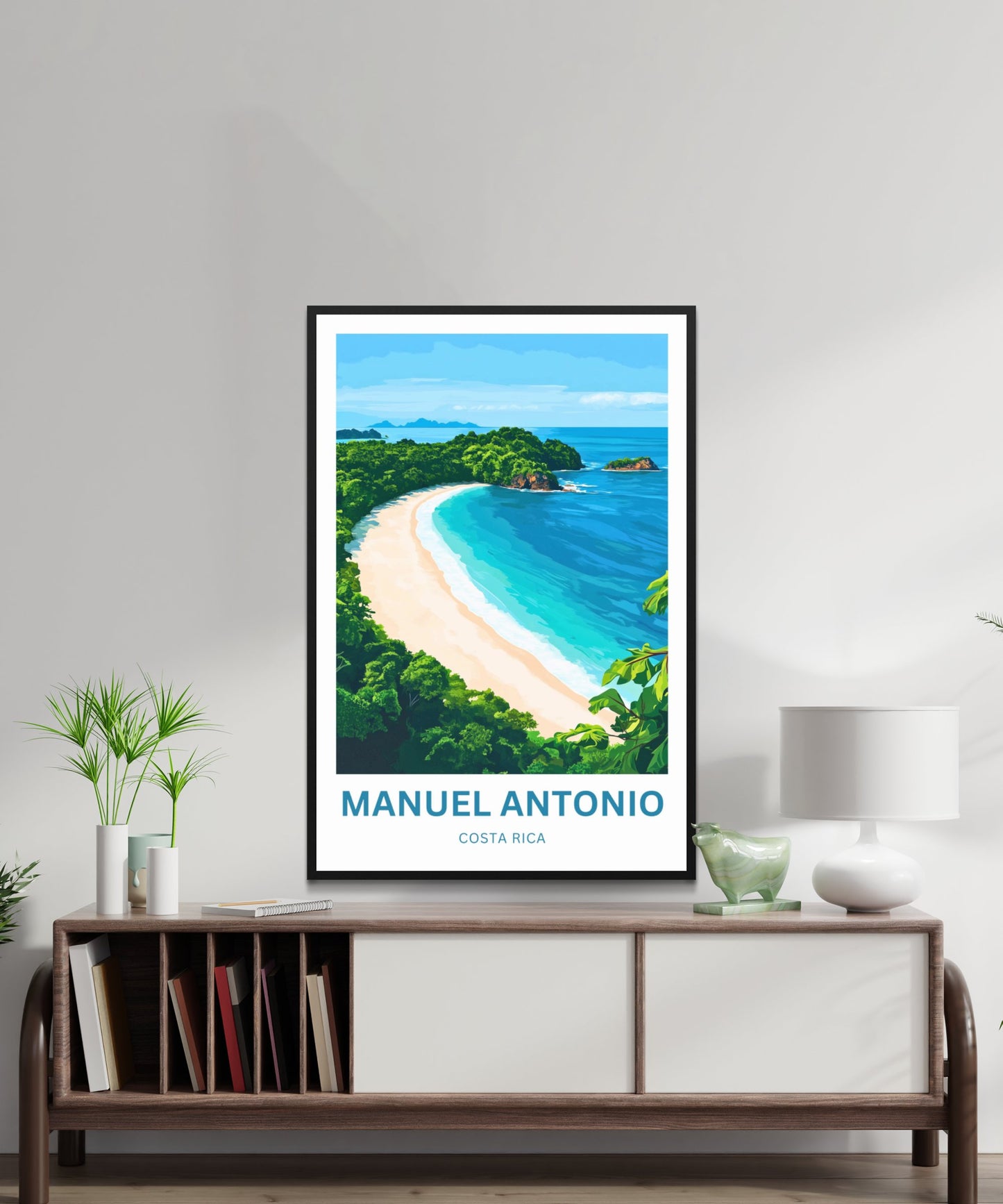 Manuel Antonio Travel Poster - Nature’s Coastal Wonder of Costa Rica