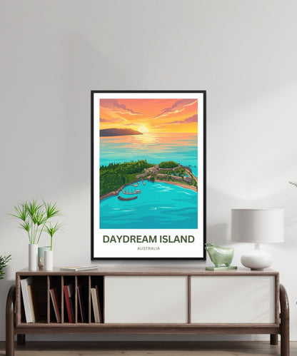 Daydream Island Travel Poster - Island Getaway