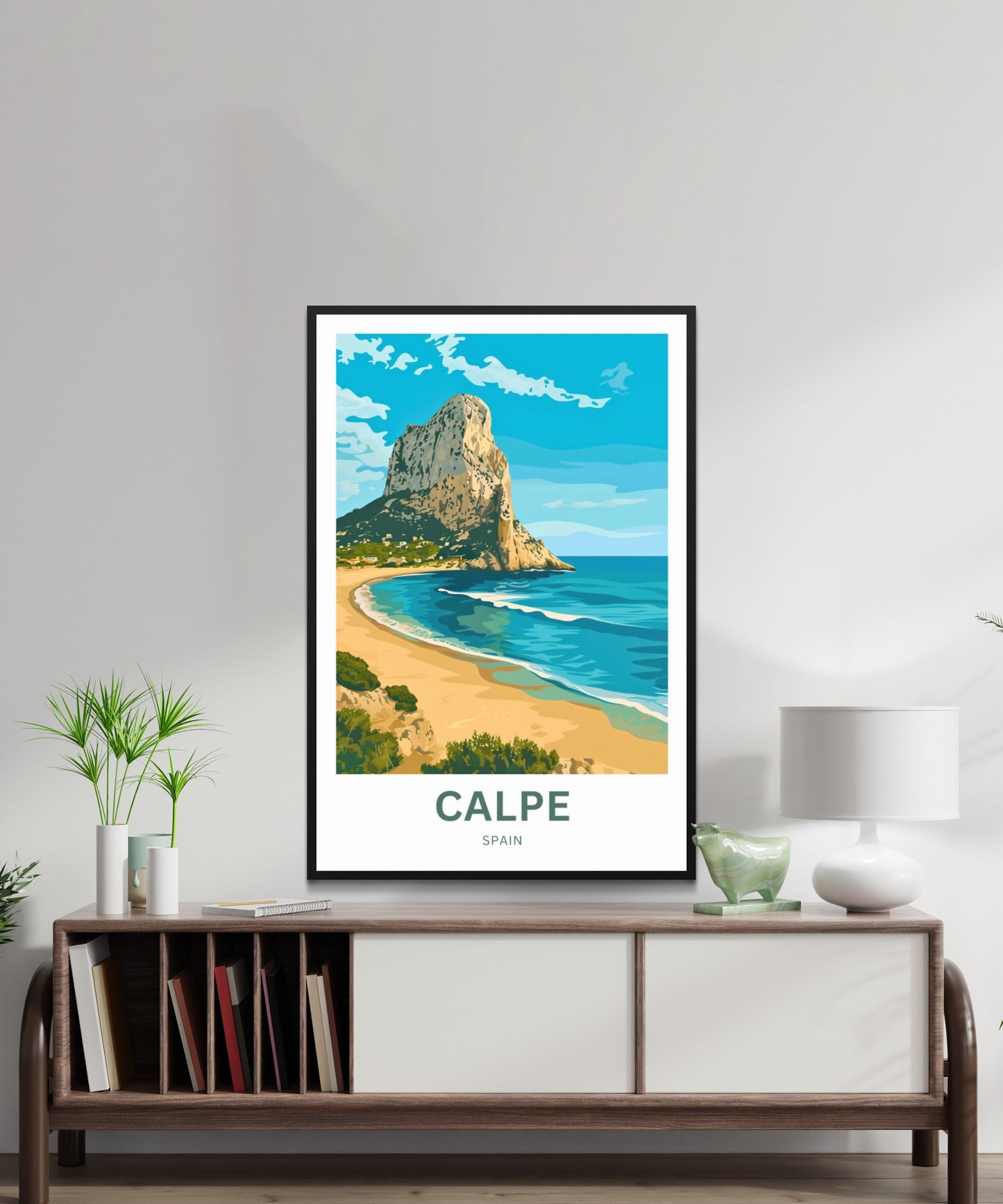 Calpe Travel Poster - Costa Blanca’s Coastal Gem