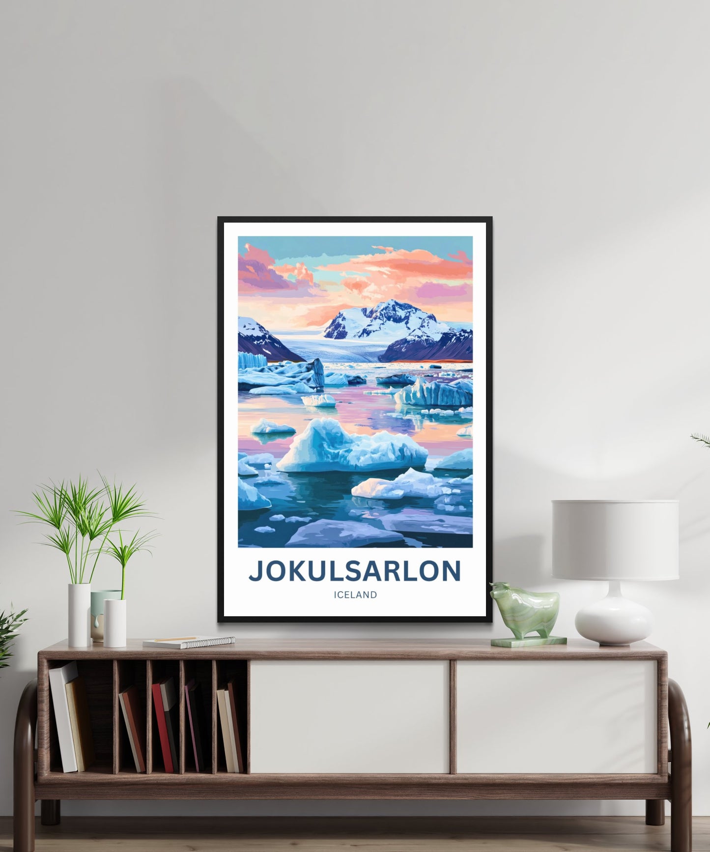 Jökulsárlón Travel Poster