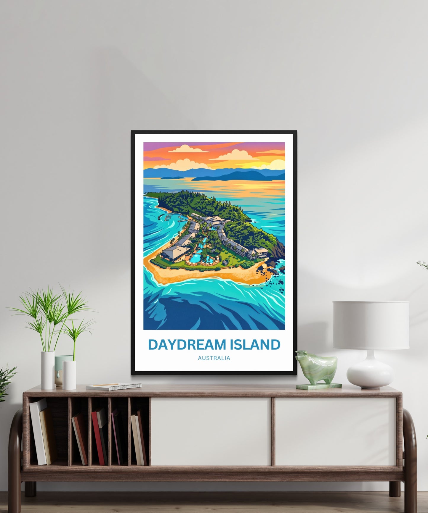 Daydream Island Travel Poster - Australia Island Bliss