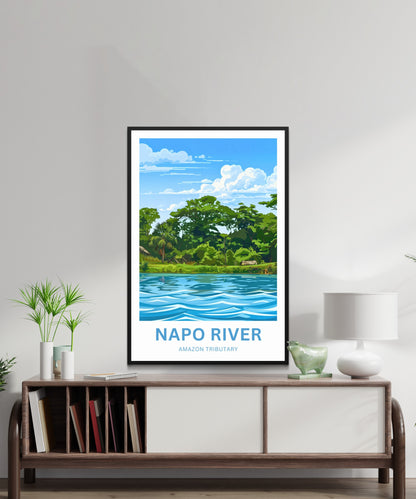 Napo River Travel Poster- Escape