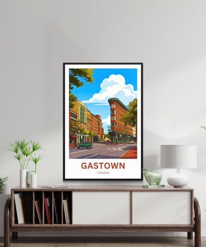 Gastown Travel Poster - Canada
