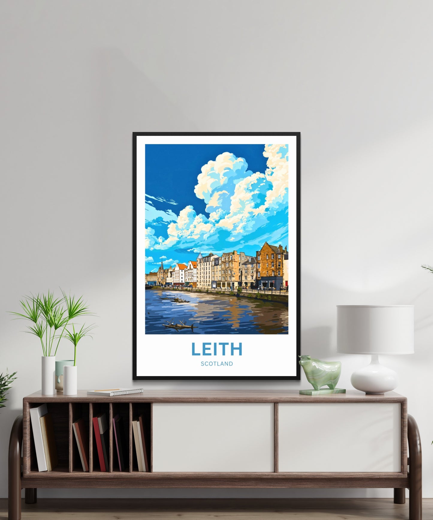 Leith Travel Poster - Edinburgh’s Waterfront Gem