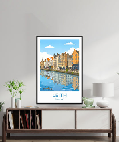 Leith Travel Poster - Scotland’s Coastal Heart