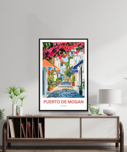 Puerto de Mogán Travel Poster - The Venice of Gran Canaria