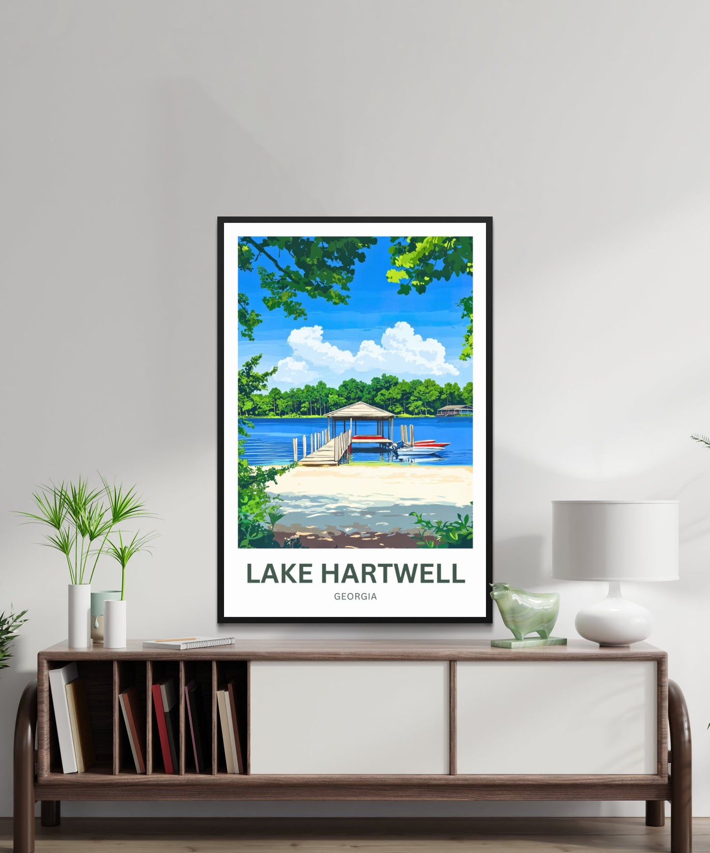 Lake Hartwell Travel Poster - Georgia