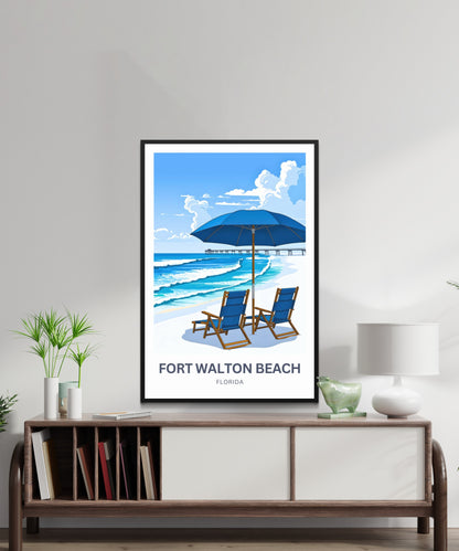 Fort Walton Beach Travel Poster