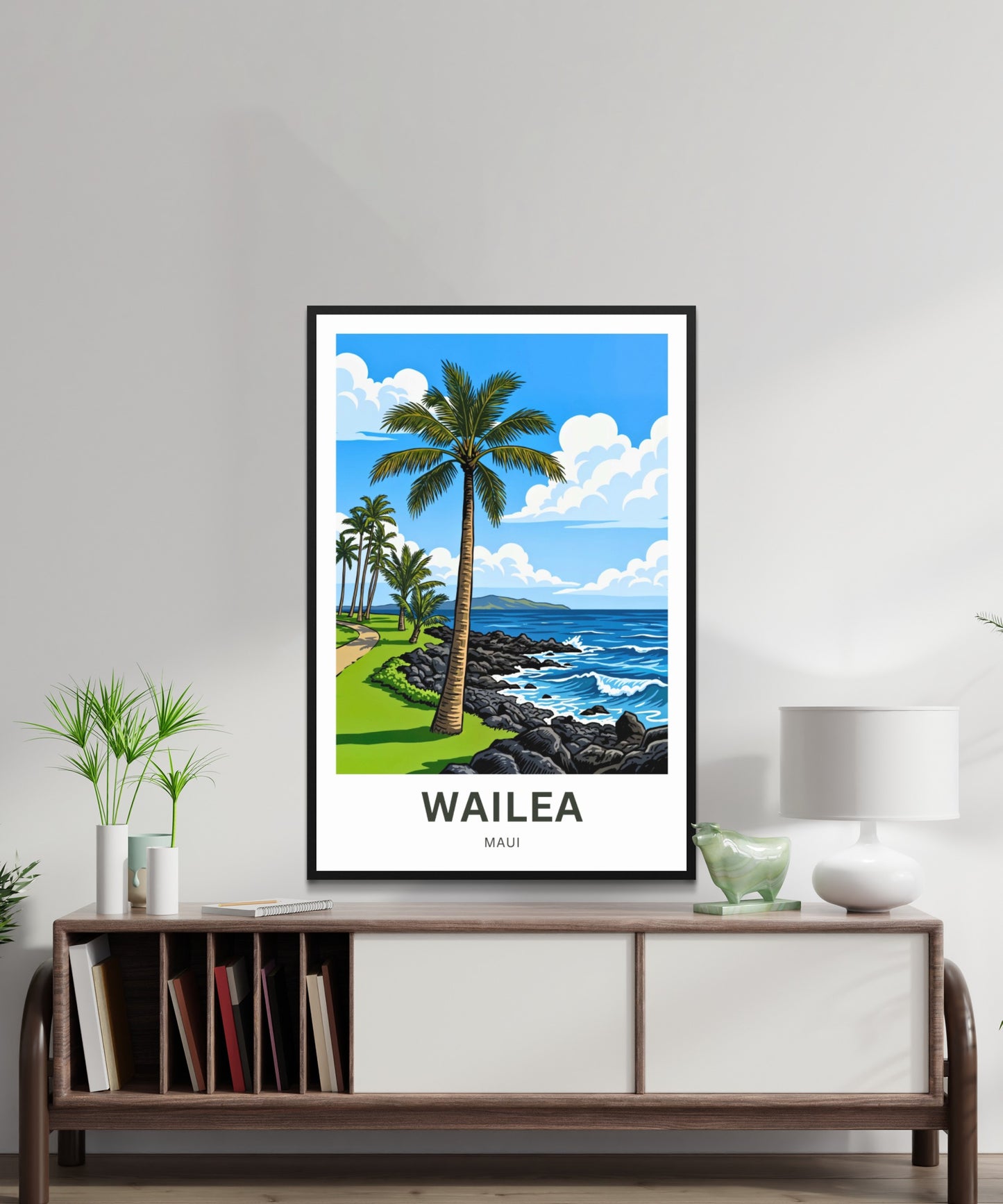 Wailea Travel Poster -  Blue Waters of Maui
