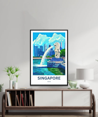Singapore Travel Poster