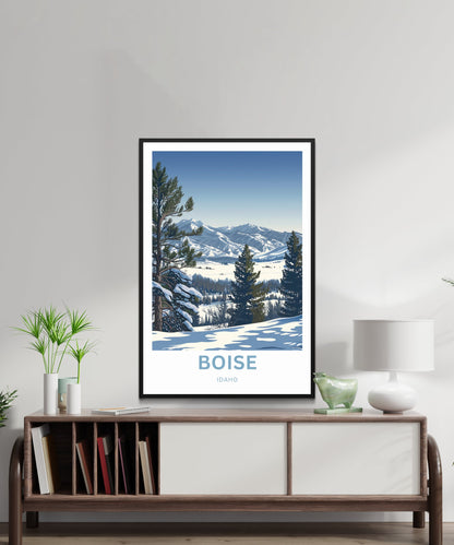 Boise Travel Poster - Enchanting Escape Experience
