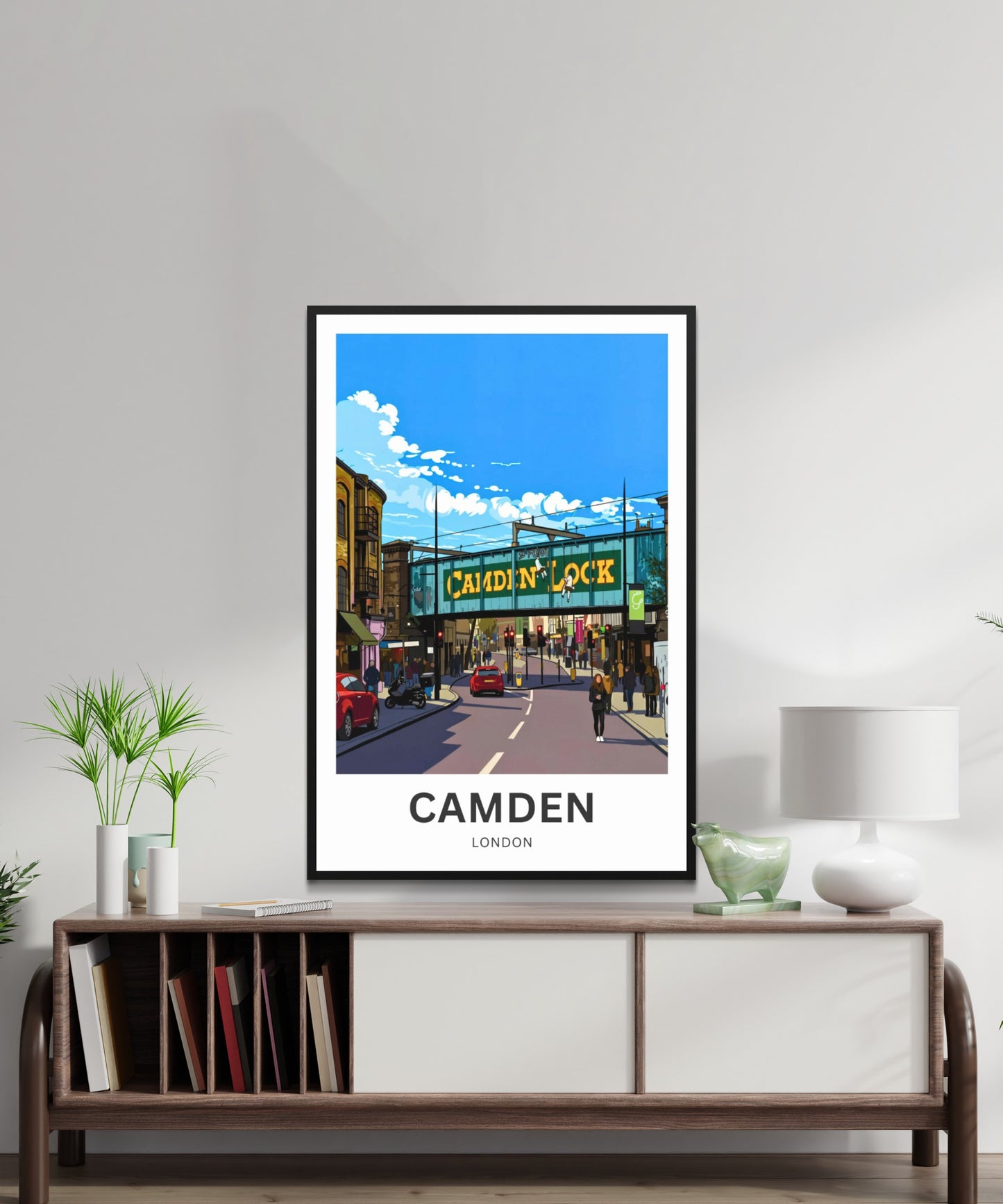 Camden Travel Poster - Market Days