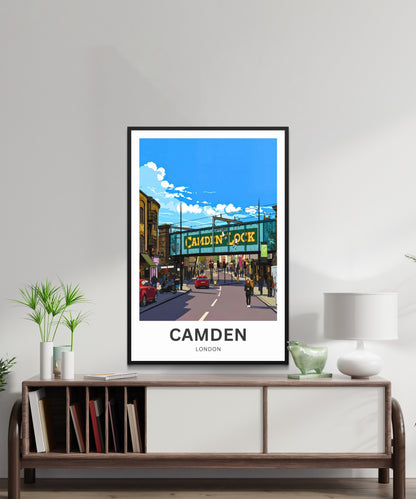 Camden Travel Poster - Market Days