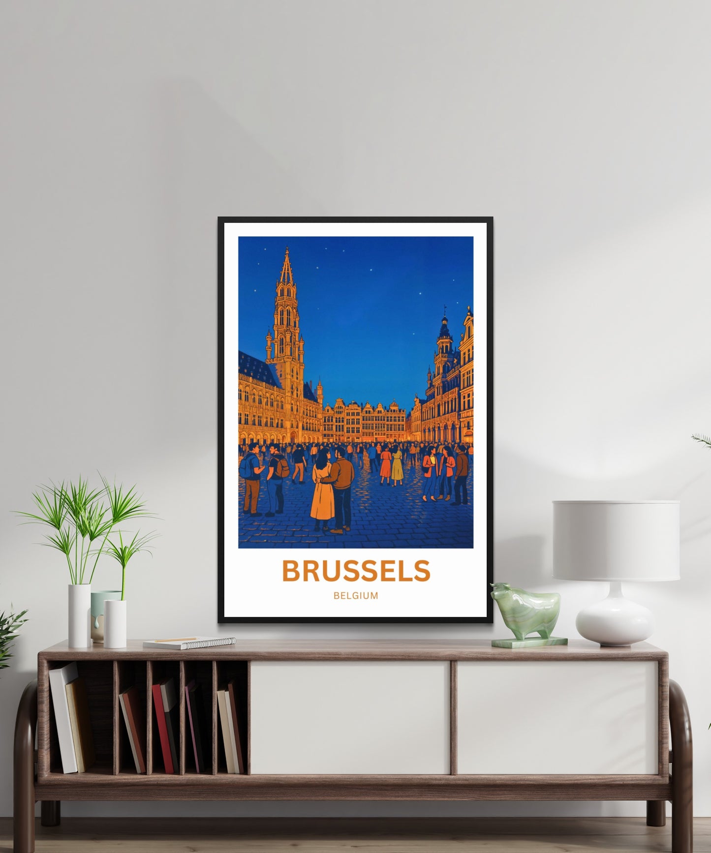 Brussels Travel Poster - Belgium