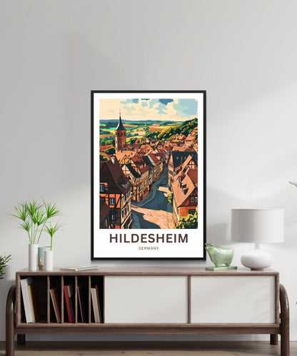 Hildesheim Travel Poster- Germany