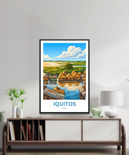 Iquitos Travel Poster - Beautiful Weather