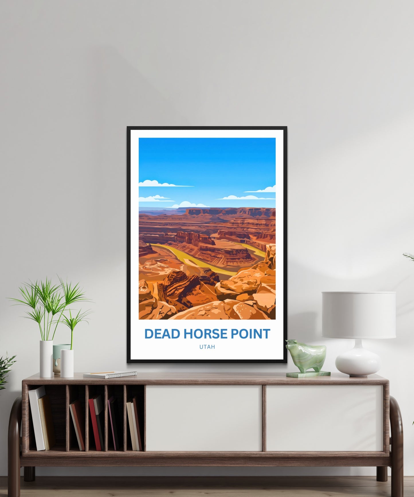 Dead Horse Point Travel Poster - Captivating Canyon View