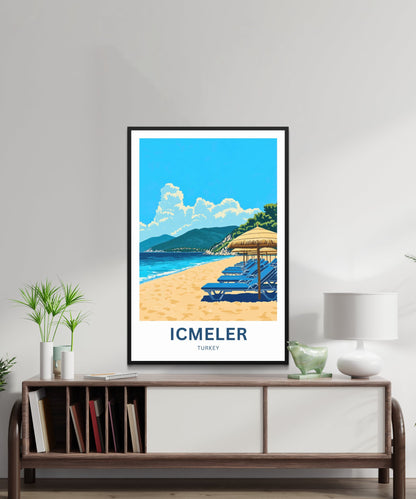 Içmeler Travel Poster- Captivating Canal Turkey