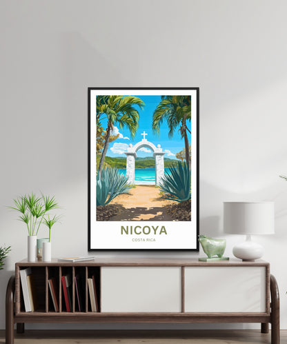 Nicoya, Costa Rica Travel Poster  - Pathway to Paradise
