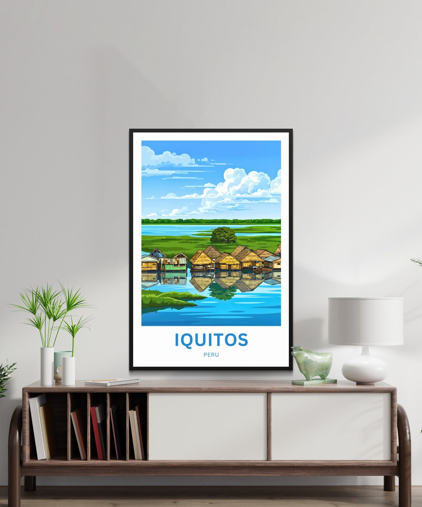 Iquitos Travel Poster - Tropical Charm