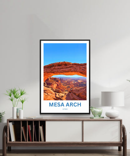Mesa Arch Travel Poster -   Breathtaking View