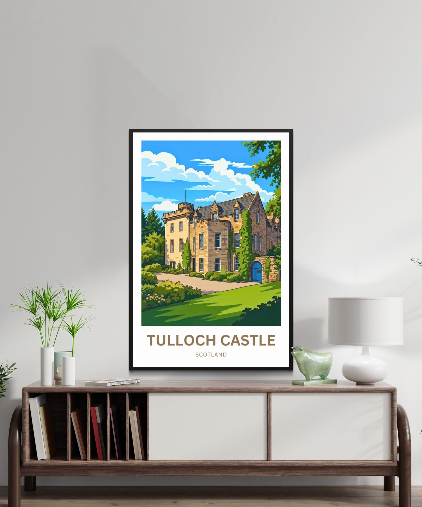 Tulloch Castle Travel Poster - Historic