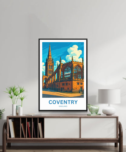 Coventry Travel Poster- England