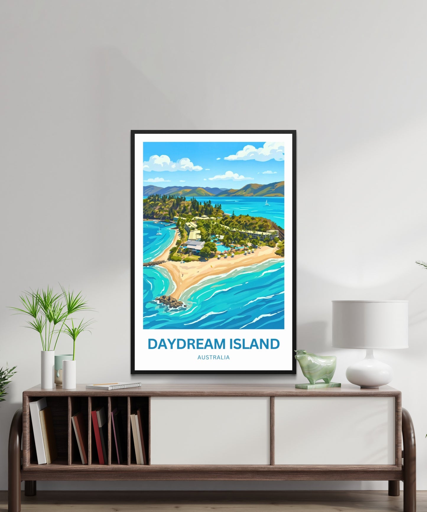 Daydream Island Travel Poster - Paradise Found