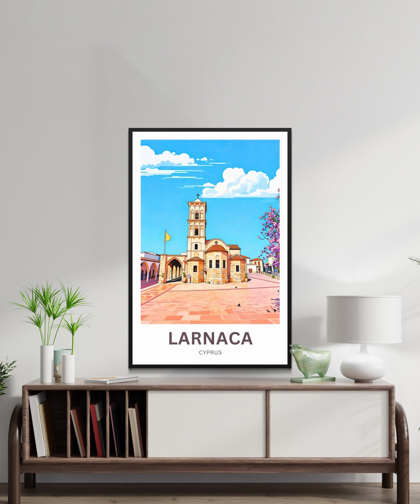 Larnaca Travel Poster - Cyprus Church