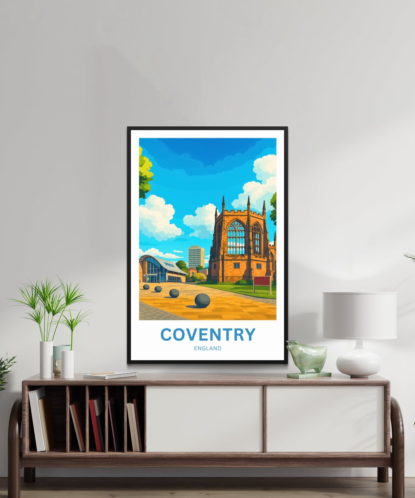 Coventry Travel Poster- Cathedral