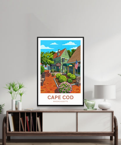Cape Cod Travel Poster - Sweets shops