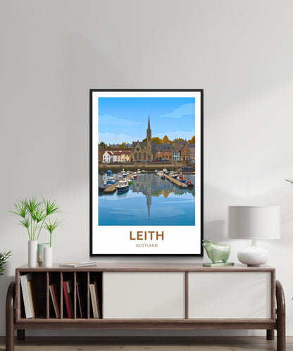 Leith, Waterfront Travel Poster
