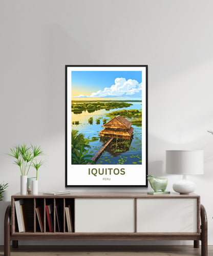 Iquitos Travel Poster - Amazon Spirit