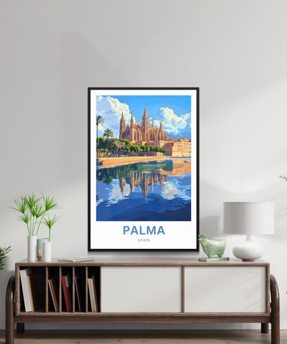 Palma Travel Poster - Palma de Mallorca