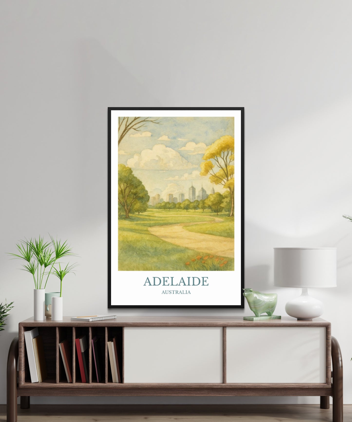Adelaide, Watercolor design poster, Australia Print, Adelaide Wall Art