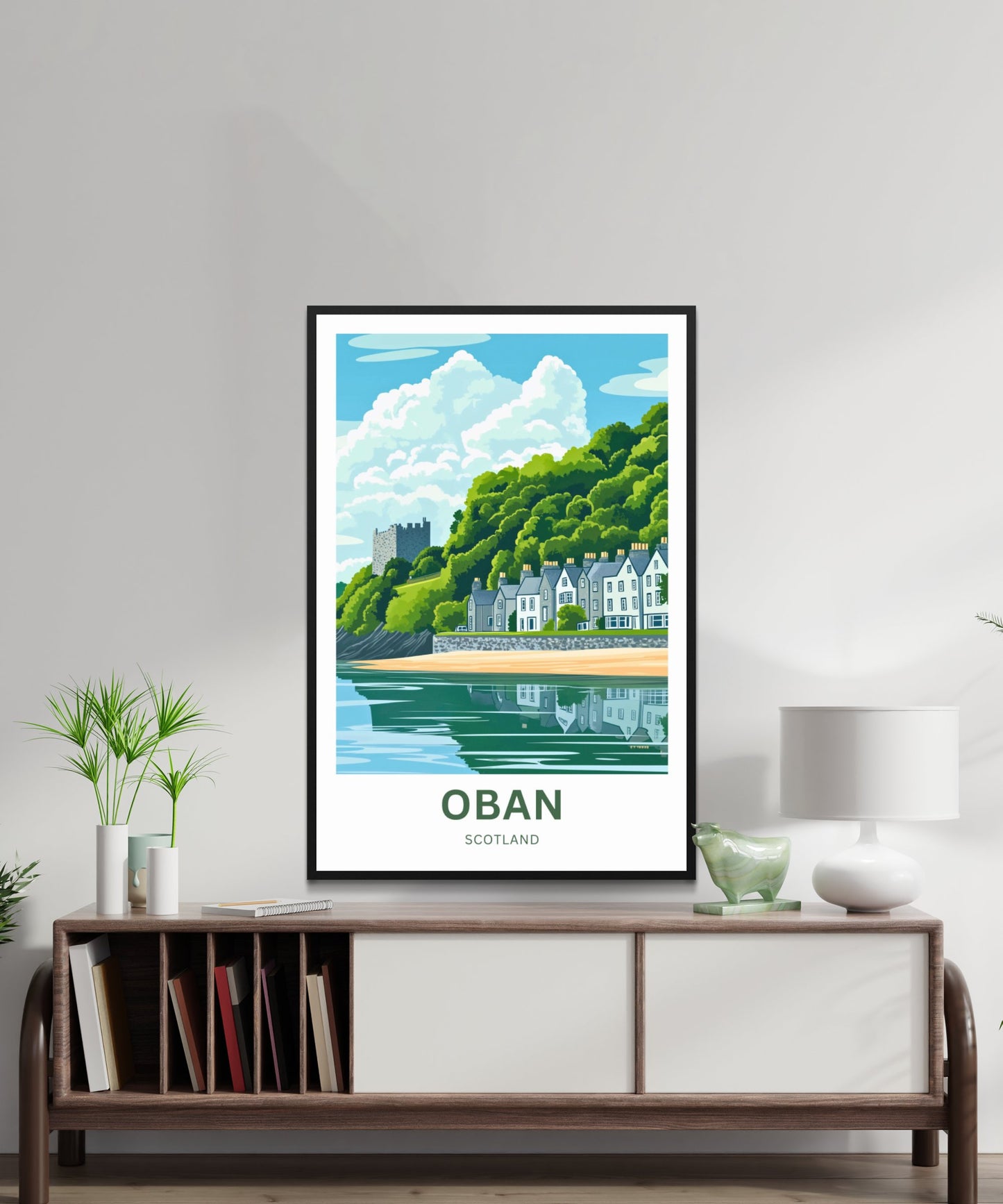 Oban Travel Poster - Scotland United Kingdom