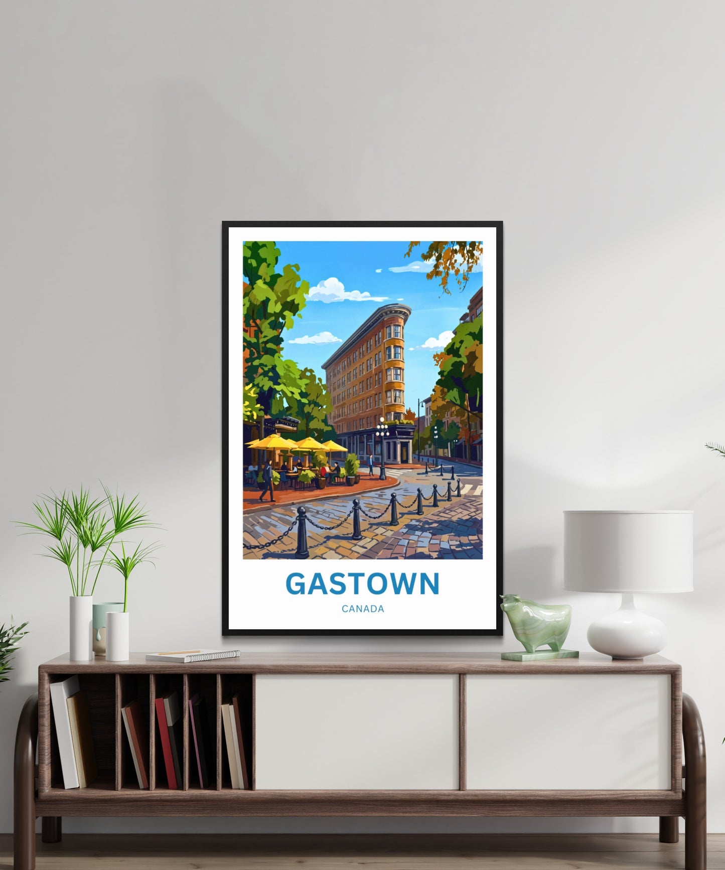 Gastown Travel Poster - Vancouver’s Old Town