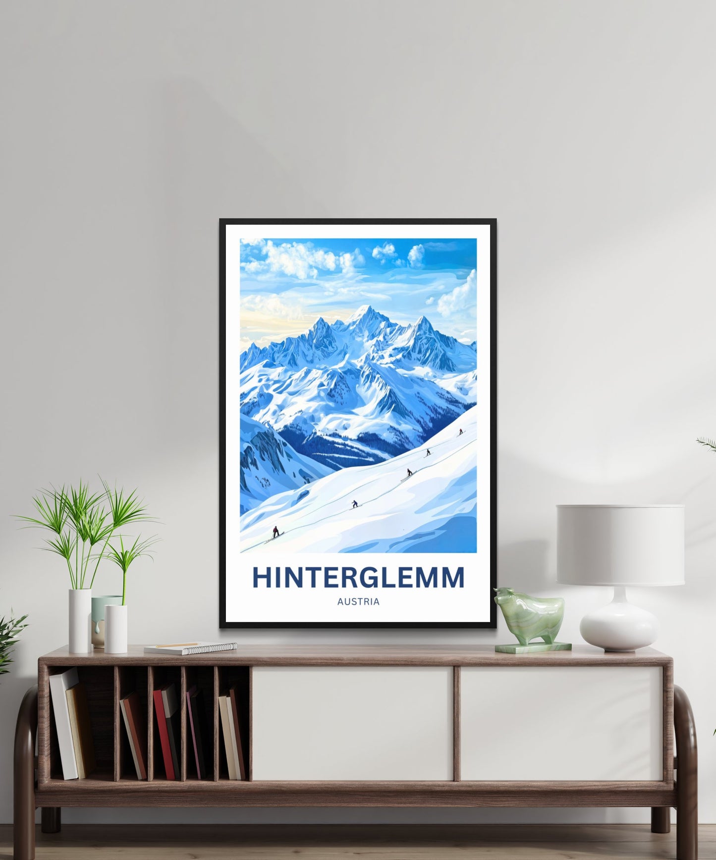 Hinterglemm Travel Poster  - Austria