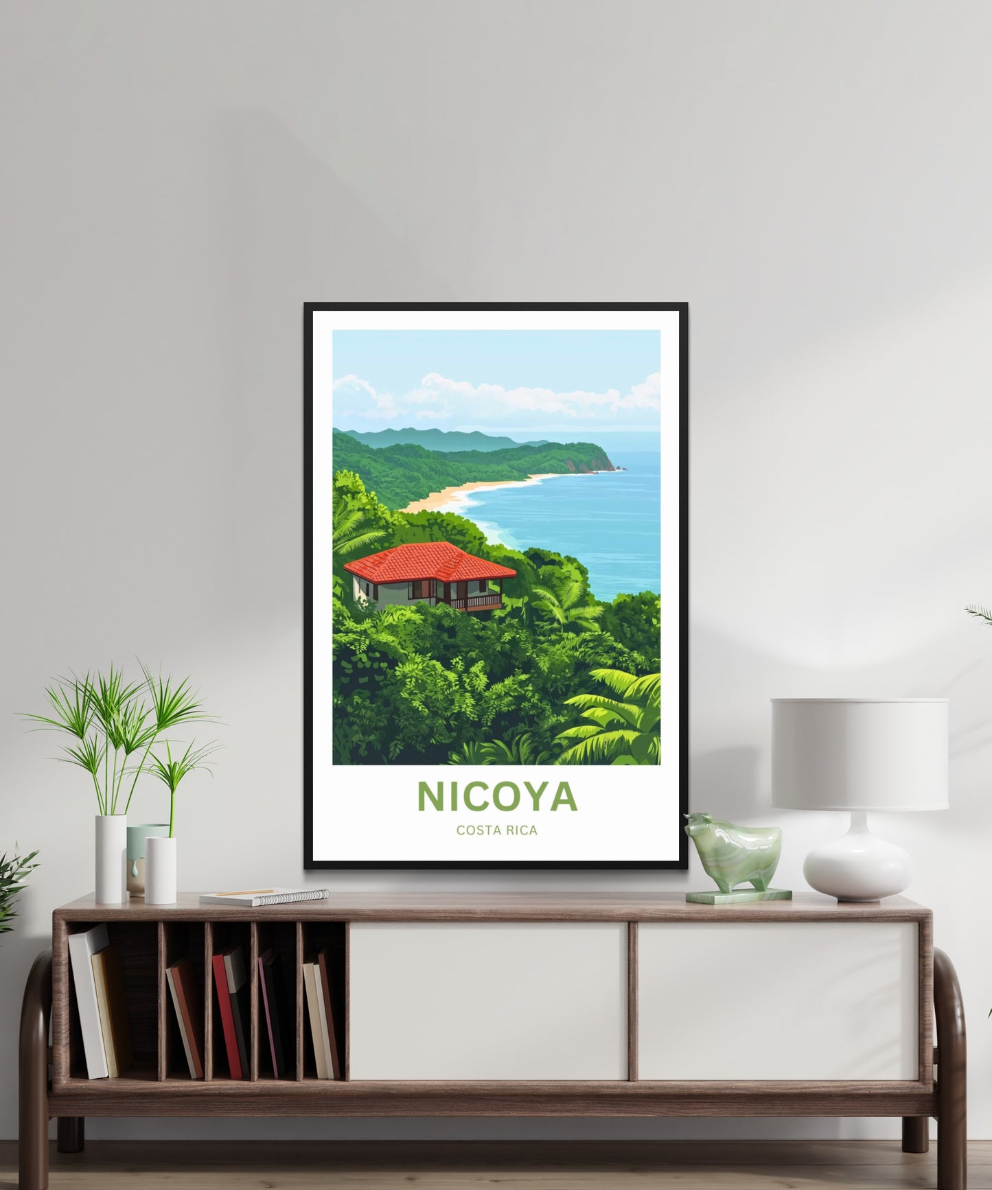 Nicoya, Costa Rica Travel Poster  - Spirit of the Pacific